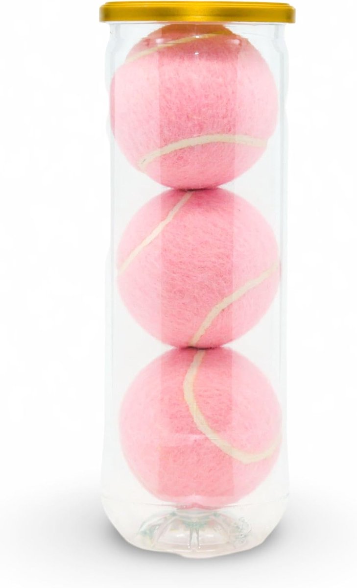 Padel Ballen Set - Kleurrijke Ballen - Sporten Spelen - Gemaakt in VK - 66mm Diameter - Pastel Kleuren