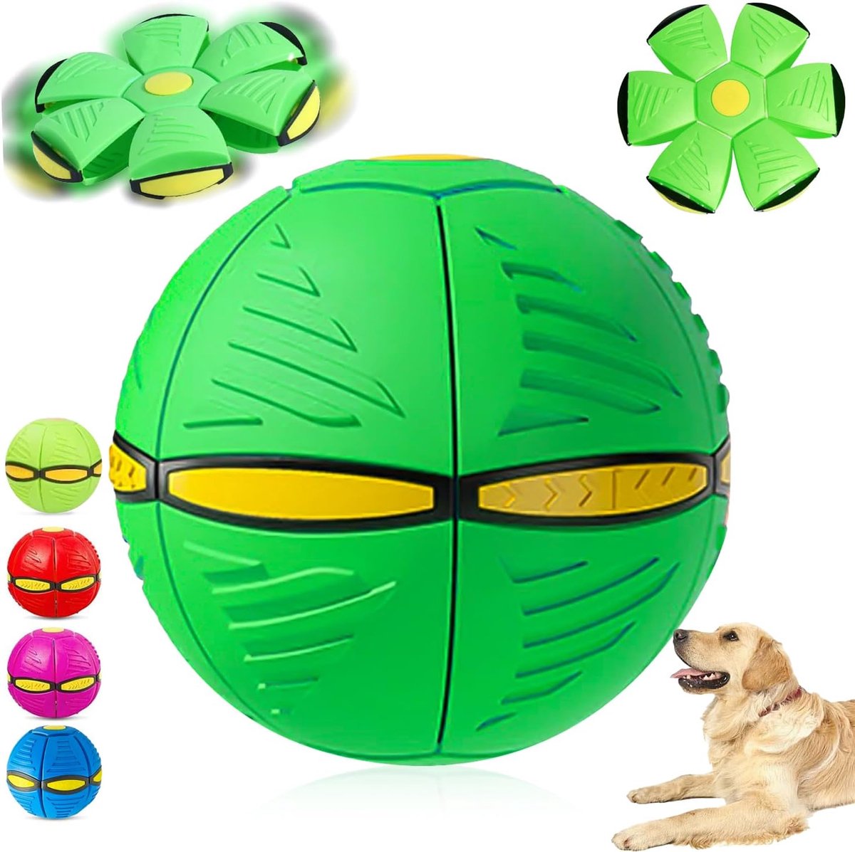 Huisdier Frisbee - Vliegende Bal - Outdoor Spel - Duurzaam Materiaal - 180 gram - Groen