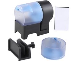 Automatische Visvoerautomaat - Voerdispenser Aquarium - Vissen Voeren - Vochtpreventie Ontwerp - 14x14x14 cm - Zoals Getoond