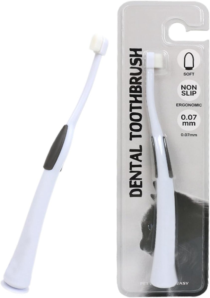 Huisdieren Tandenborstel - Hond Kat Borstel - Gebitsverzorging Huisdier - Antislip Handgreep - 16.8 cm - null