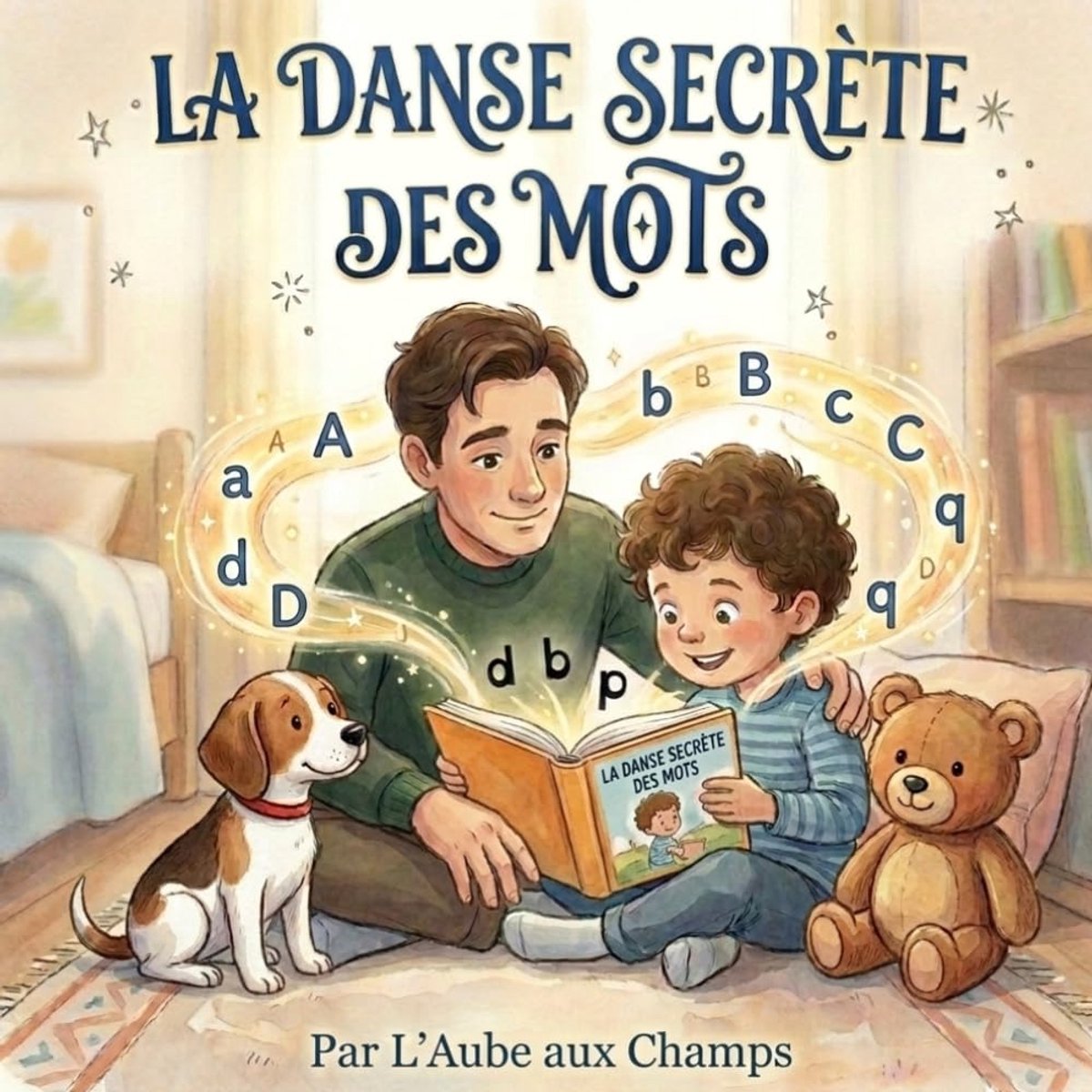 Boek over dyslexie - Kinderboek taal - Leren lezen - Ouder kind relatie - 21.59 x 21.59 cm