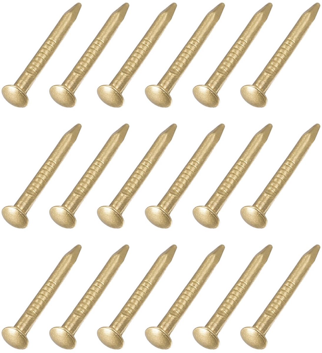 Allecto - Spijkertjes - Hardware - Metaal - Houtbewerking - Messing - Kleine Spijkers - Geschikt voor Klei - Messing Model