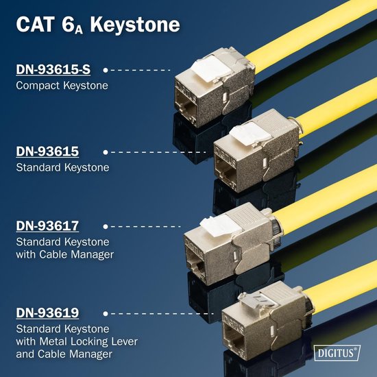 Keystone Module - RJ45 Bus - Netwerk Bekabeling - Montage zonder ...