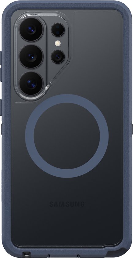 OtterBox Defender Samsung Galaxy S26 Ultra Back Cover met Magneet Transparant Blauwe Rand