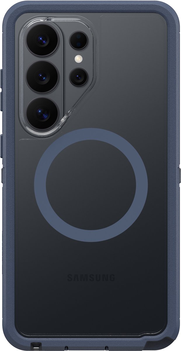 Otterbox Defender Samsung Galaxy S26 Ultra Back Cover met Magneet Transparant Blauwe Rand