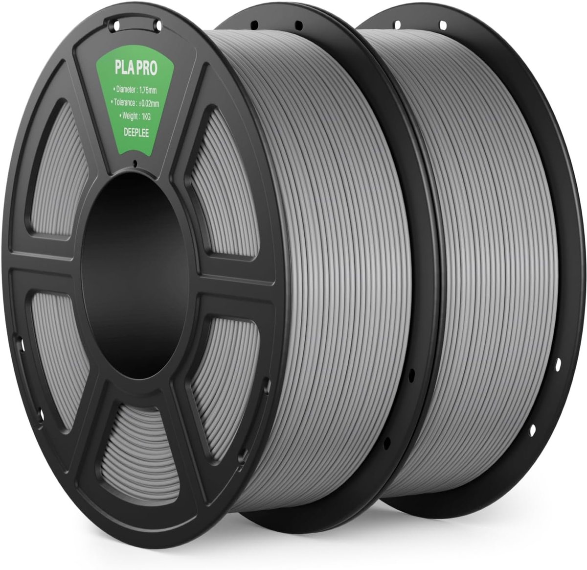 PLA Pro Filament - 3D Printer Draad - FDM Prints Maken - Hogere Taaiheid - 1.75 mm 2 kg - Grijs