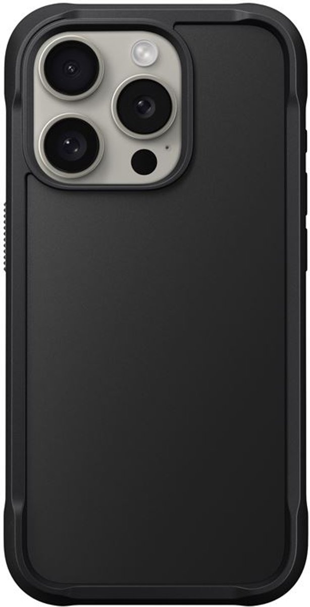 Nomad - Rugged Protective geschikt voor iPhone 15 Pro hoesje - Zwart