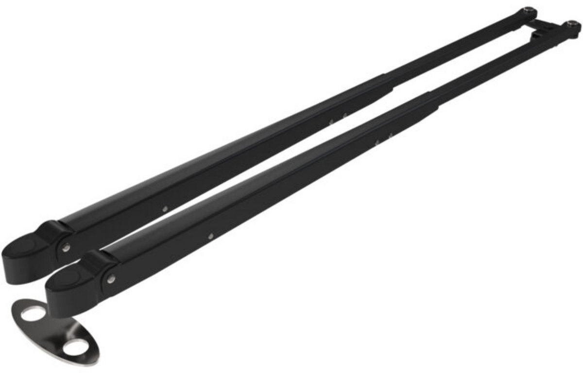 Roca Parallelarm W38, RVS electr.gepolijst 470-750mm