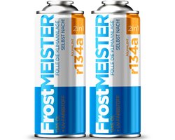 Frostmeister 2w1 - Airconditioningvuller - 400ml - R134a Gas - Zelfservice