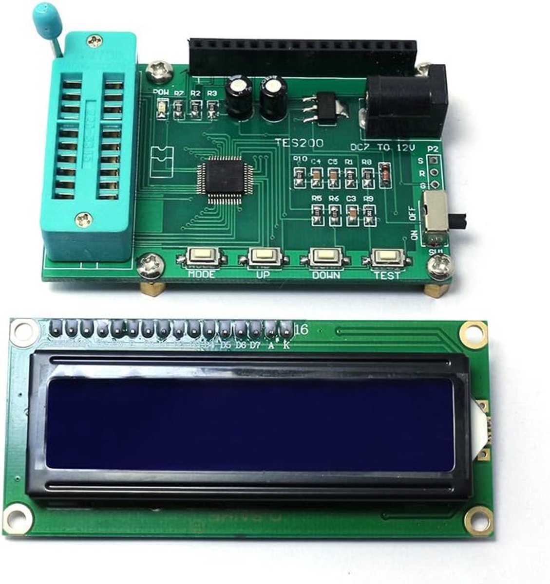 IC Tester Digitaal - Logica Poort Tester - Integratie Testen - Meer Dan 200 Types - 70x45x40 mm