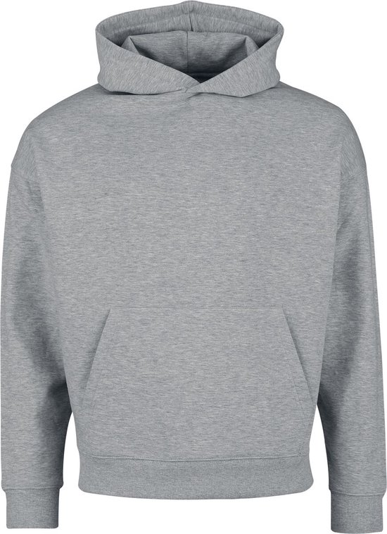 R.E.D. Rock-Engineered Design Sweat à capuche gris chiné avec poche kangourou - Hommes - L