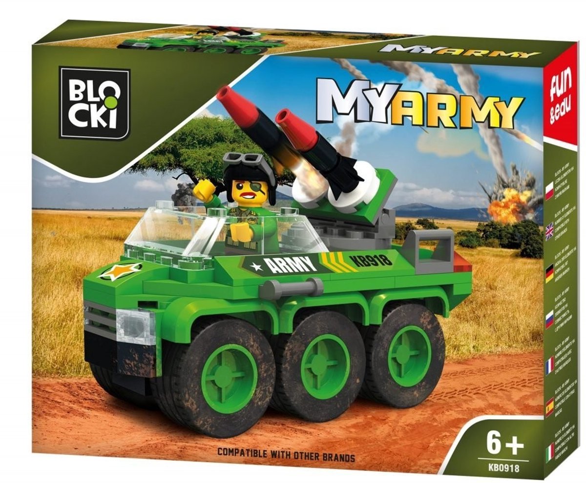 Blocki Bouwstenen my army mobiele raketwerper