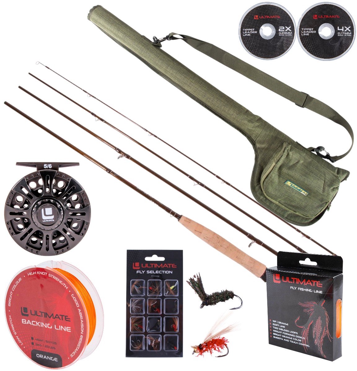 Ultimate Drifter Fly Combo Vliegvis Set - Vliegvis Set