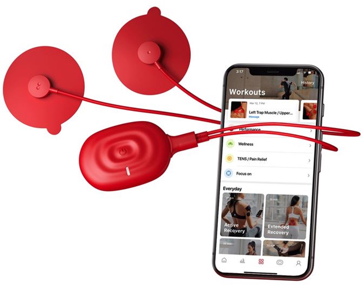 Therabody Powerdot Uno - Smart Spierstimulatie - TENS & EMS - Elektrotherapie