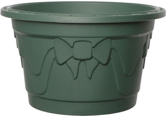 Pied De Sapin De Noël ODA - Plastique Vert - Vintage - Rond - Occasion