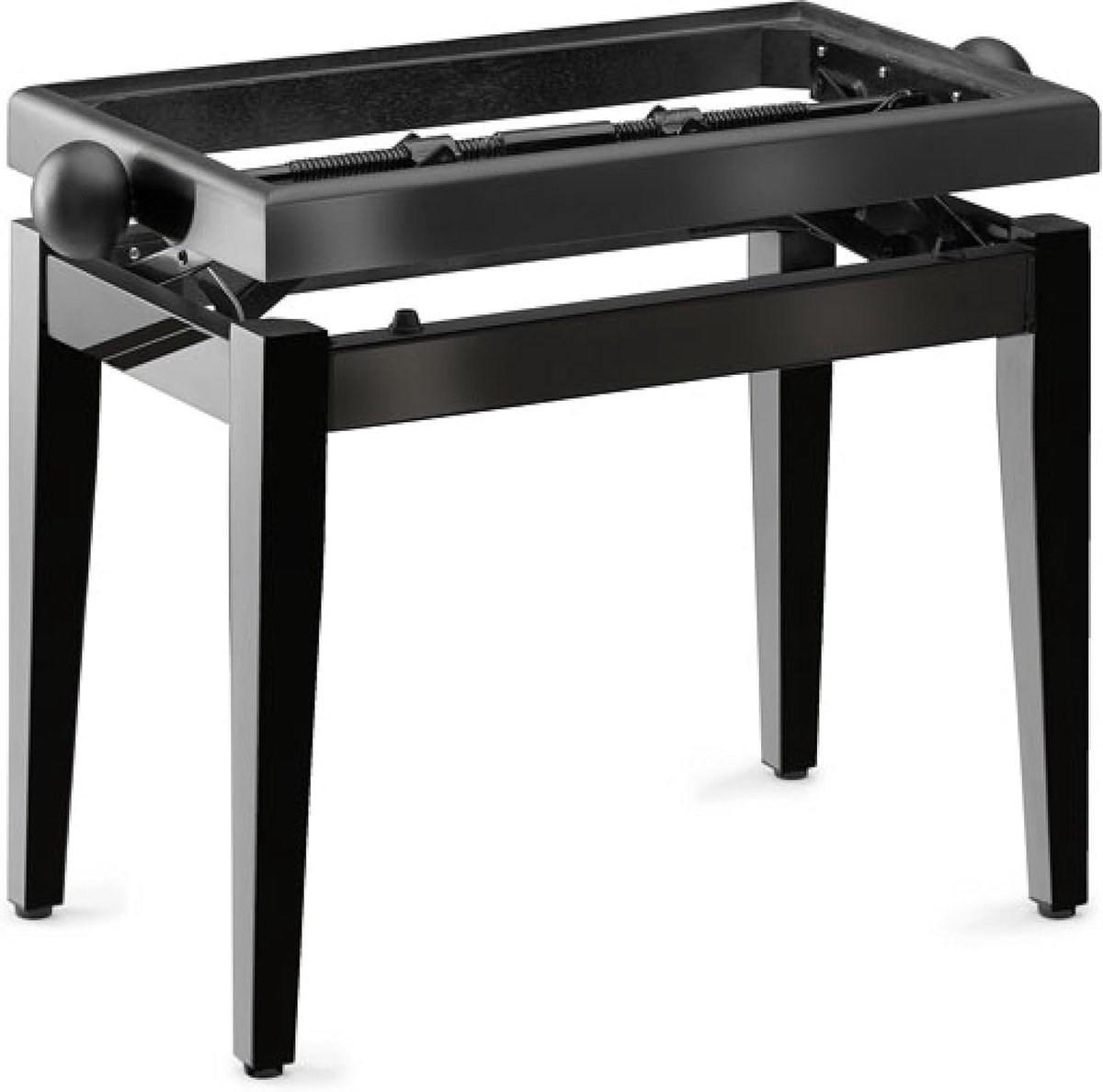 Piano Kruk - Zitting Muziek - Zitcomfort Spelen - Eikenhout Constructie - 907 Gram - Zwart