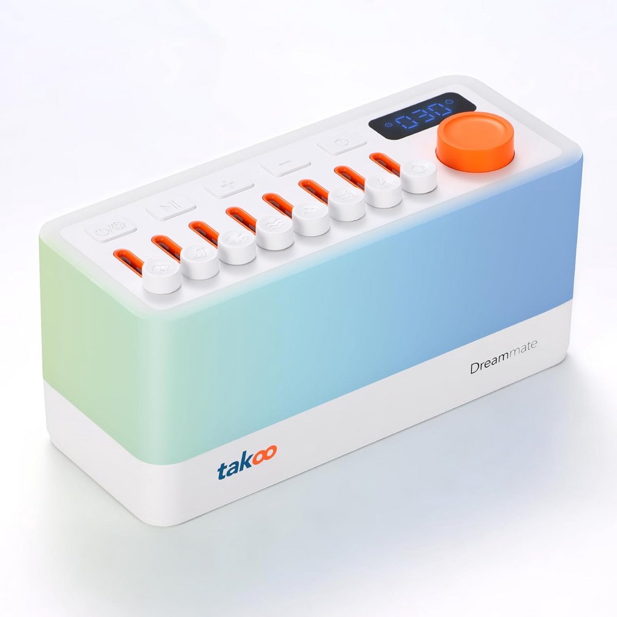 Slaap Geluidsmachine - Witte Ruis Apparaat - Ontspannen Slapen - 3-in-1 Functies - 18 x 7.3 x 8 cm