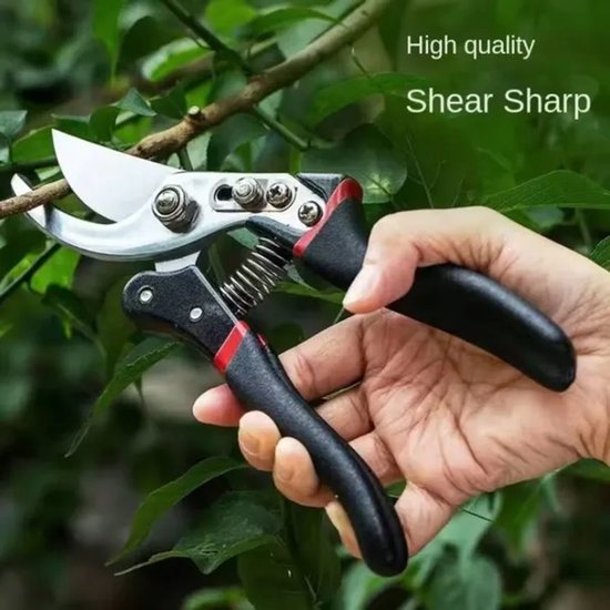 Professionele Snoeischaar met Rolmechanisme - Knipdiameter 26 mm - Ergonomisch 30° Design - SK5 Staal - 20 cm van Merkloos	 — afbeelding 2