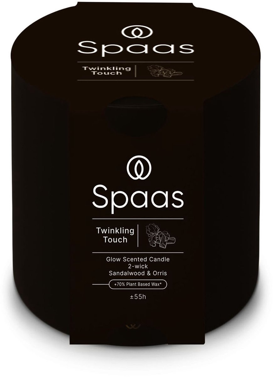 Spaas - Glow Geurkaars - 2-wiek - Twinkling Touch