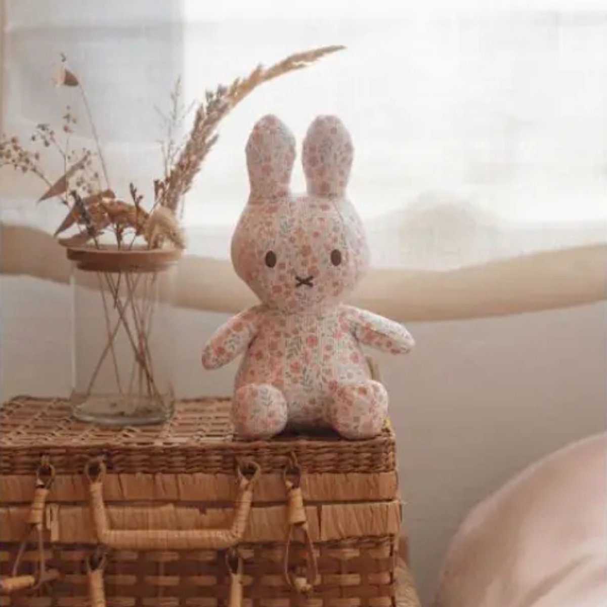 Nijntje X Little Dutch Lucky All-Over Knuffel - 15 cm - Blossom — afbeelding 6