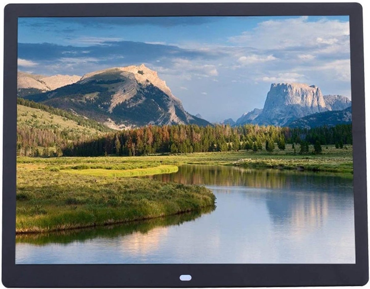 Digitale Fotolijst - Multimedia Display - Reclame Tonen - Led High-Definition - 15 Inch - Zwart