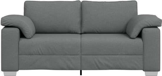 vidaXL - Love - Siège - Canapé - Gris foncé - 140 - cm - Tissu
