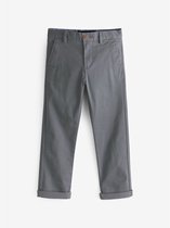 Next - Jongens - Stretch chinobroek met standaard pasvorm - Grijs