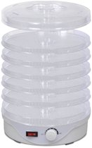 Clatronic® DR 3525 Droogautomaat voor het drogen van fruit, groenten, kruiden en vlees, vriezer voor thuis met 2 temperatuurniveaus, droogmachine incl. 5 stapelbare niveaus, dehydrator tot 2,5 kg