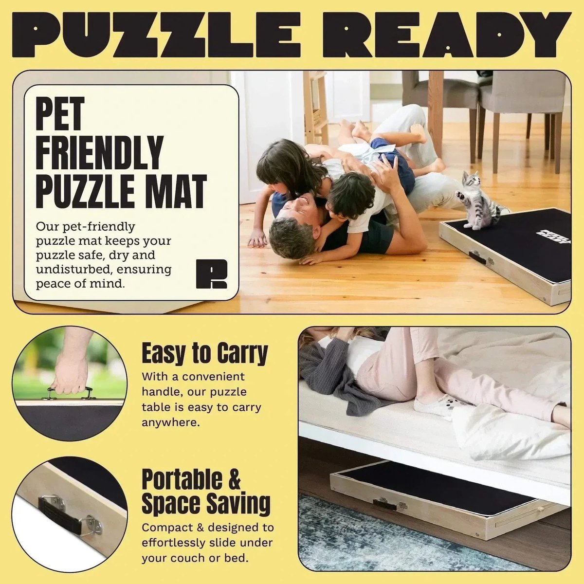 Puzzle Ready Puzzelbord - 2000 stukjes — cadeau in Spellen & Speelgoed - foto 8