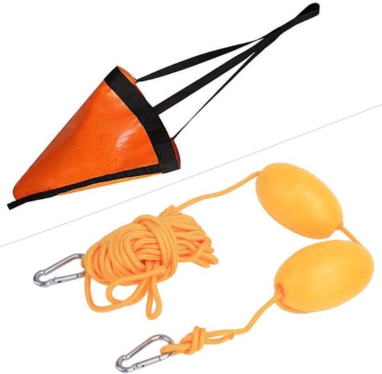 Allecto - Kajakboei touw - Veiligheidsuitrusting - Geel - Kano - Bootaccessoires - Geschikt voor diverse wateractiviteiten - Geel touw met dobber — afbeelding 3
