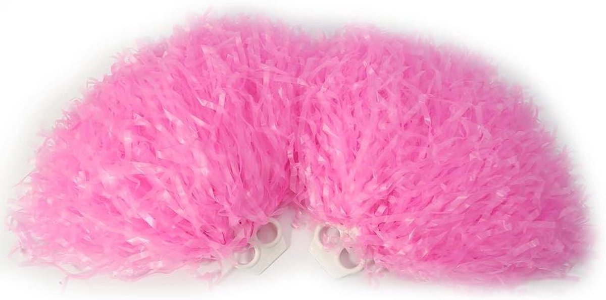 Allecto- Speelgoed poppenwagen - Poppen - Houten frame - Roze - Duwstang - Verstelbare hoogte - Geschikt voor kinderen vanaf 3 jaar - Roze model - Vintage design, inclusief beddengoed