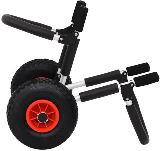 vidaXL-Chariot de kayak-Pliable-45-kg-Aluminium