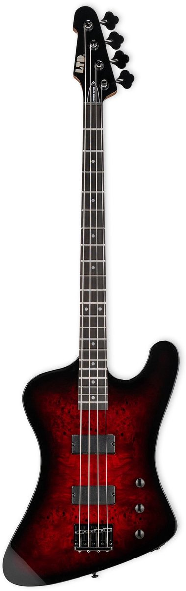 ESP LTD Phoenix-204DX Red Burst elektrische basgitaar