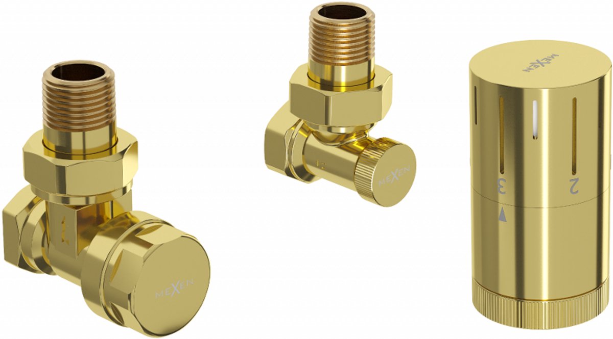 Mexen G05 hoek thermostaatset, goud - W901-958-50