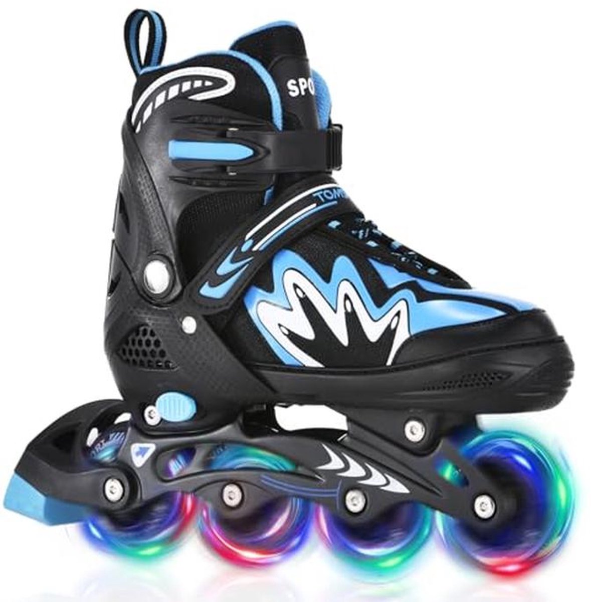 Verstelbare Rolschaatsen met LED-wielen voor Kinderen en Volwassenen in