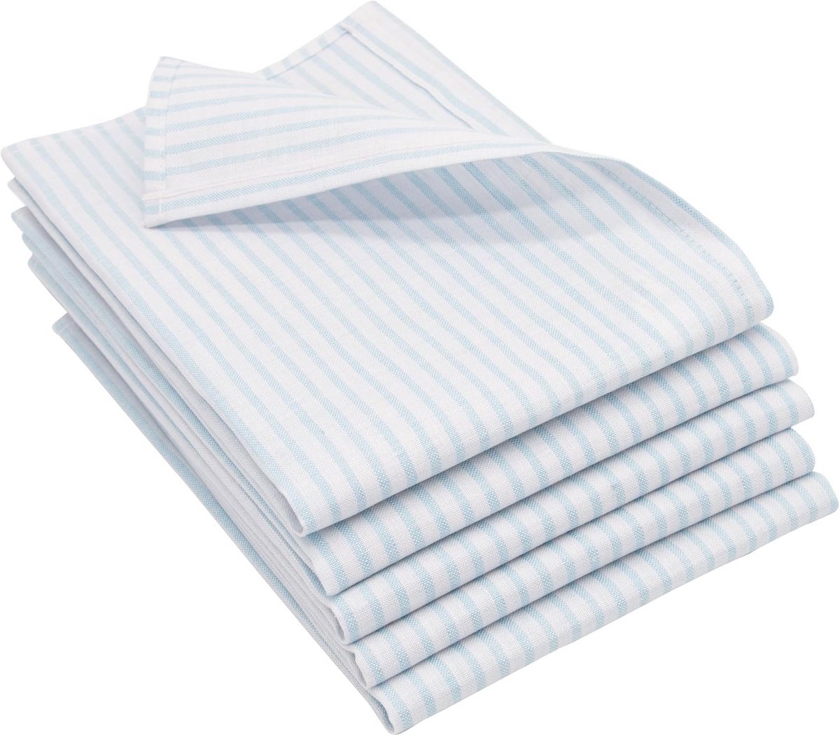 Set van 5 pluisvrije theedoeken 50 x 70 cm - Super absorberend en wasbaar tot 60°C