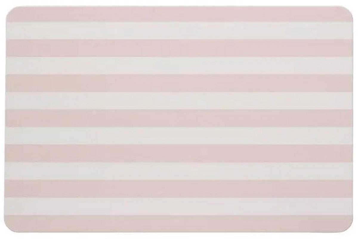 5Five Strio Diatomiet Badmat - Anti-slip - 39x60cm - Roze