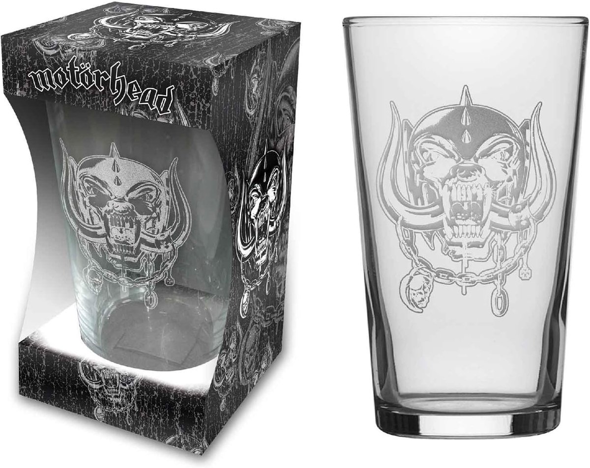 Bierglas met Reliëfprint en Officiële Verpakking - 568ml