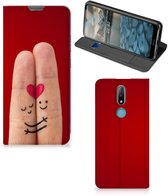 Étui cadeau pour femme Nokia 2.4 Smart Cover Love