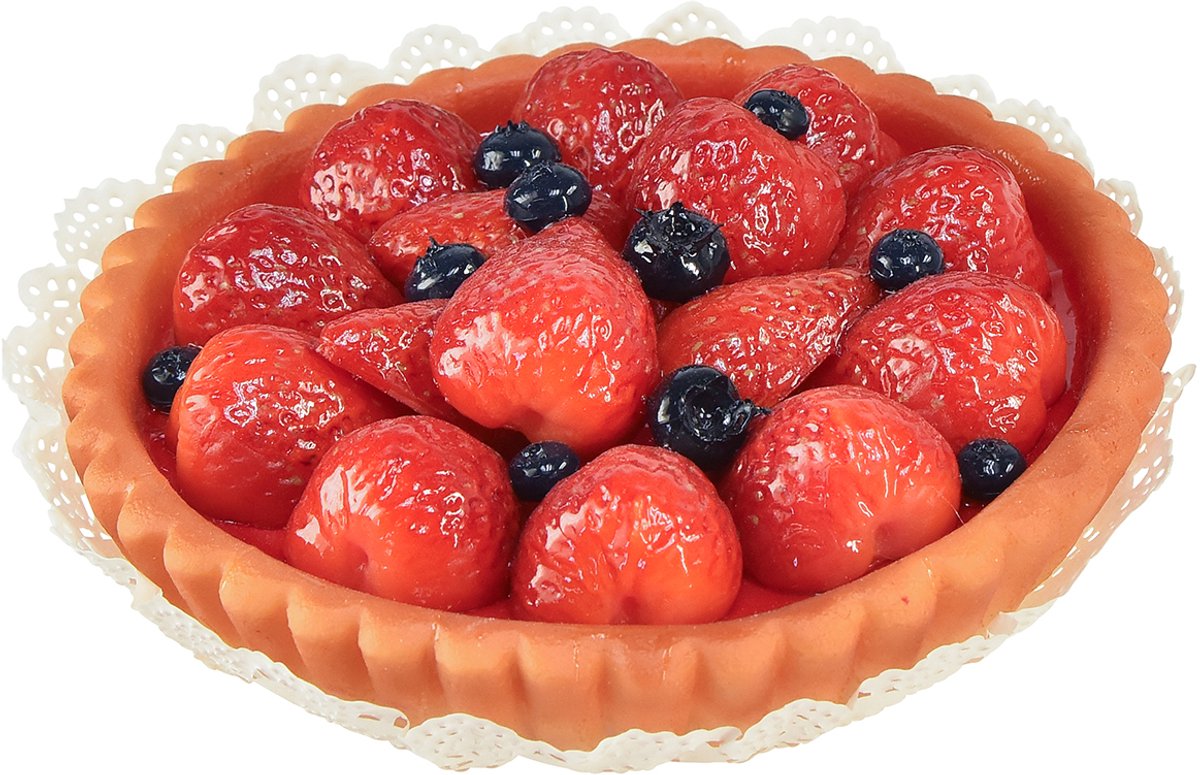 Eetbare dummy decoratieve aardbeientaart voor bakkerijtaartdecoratie k