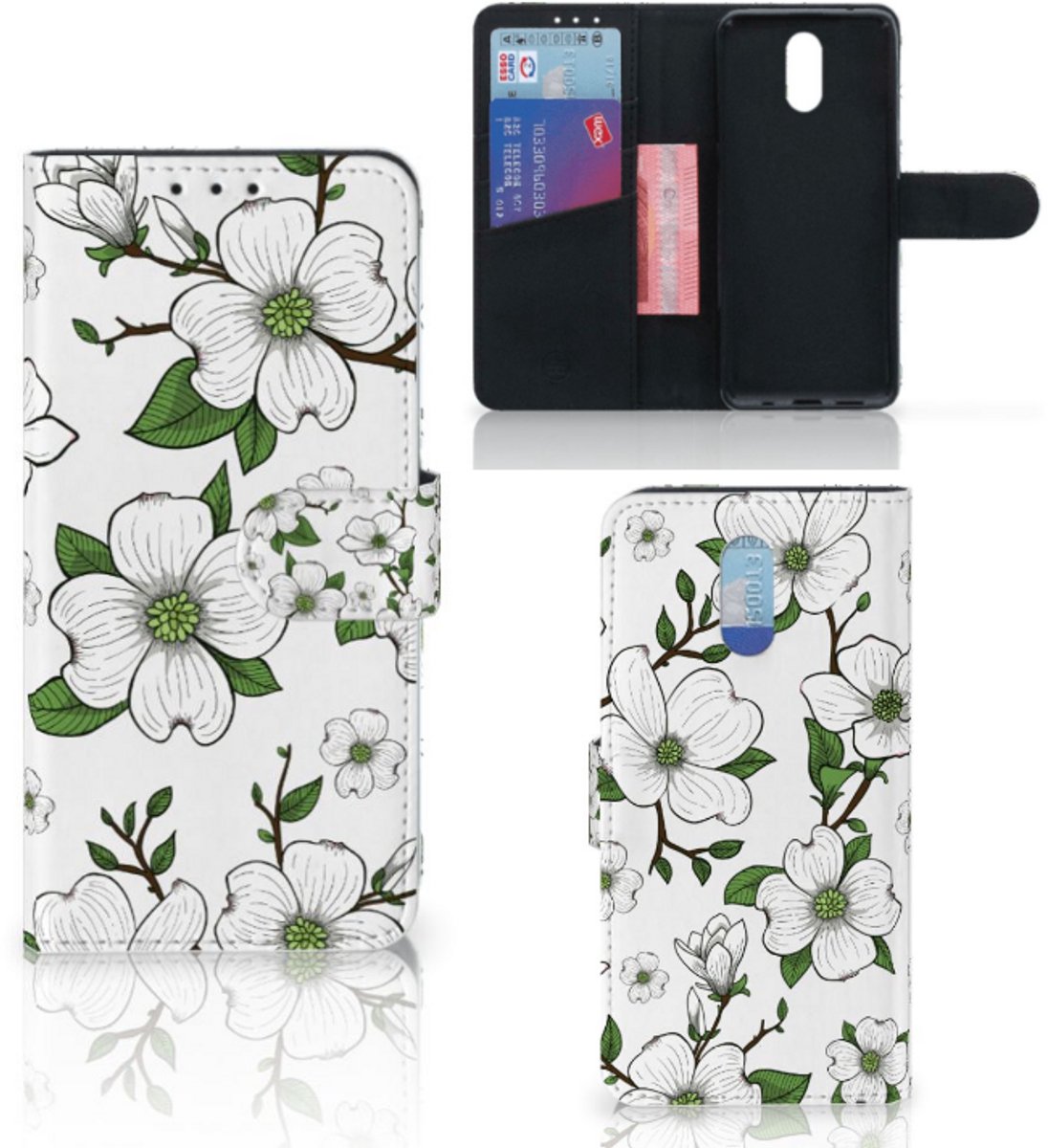 Nokia 2.3 Hoesje Dogwood Flowers