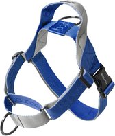 Boondog - Martingale Hondentuigje - Cream/Blue - Taille SM - Anti-Trek