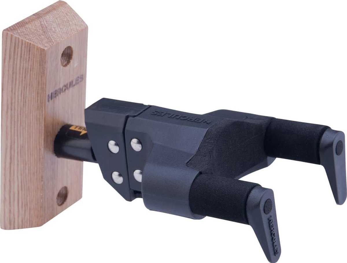 Ukelele Hanger met Auto Grip System en Houten Basis
