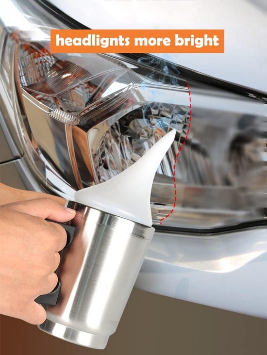 Renovator koplamp auto met verstuivingsbeker - Complete reparatieset voor koplampen van Merkloos — afbeelding 4