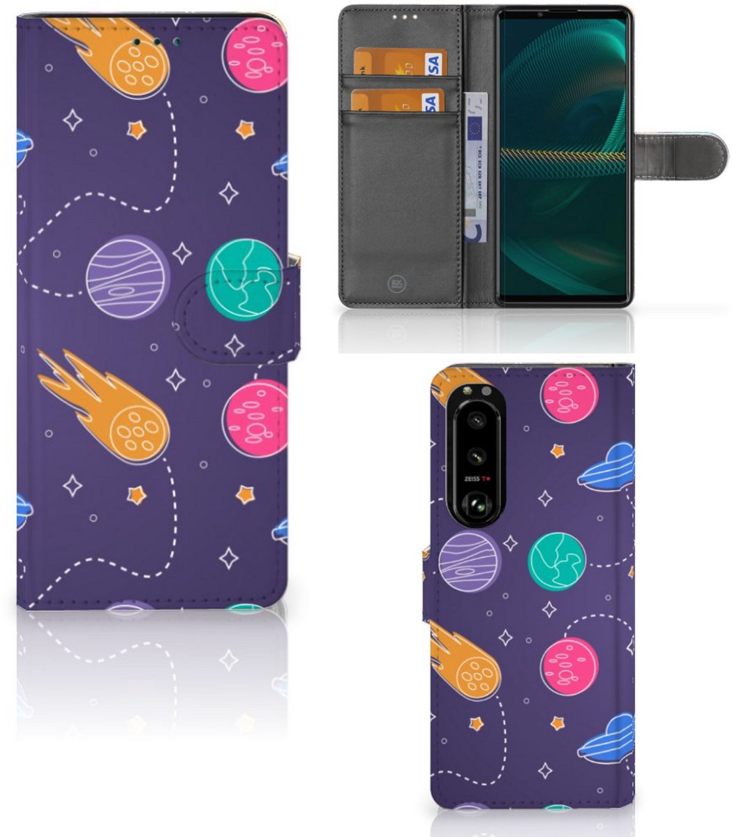 Sony Xperia 5III Wallet Case met Pasjes Space