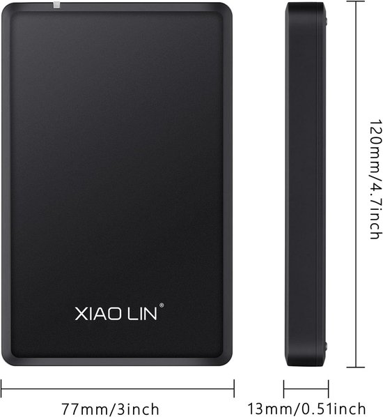 Draagbare Externe Harde Schijf 500GB met USB 3.0 - Compact en Lichtgewicht voor PC, Mac en Laptop van Merkloos — afbeelding 5