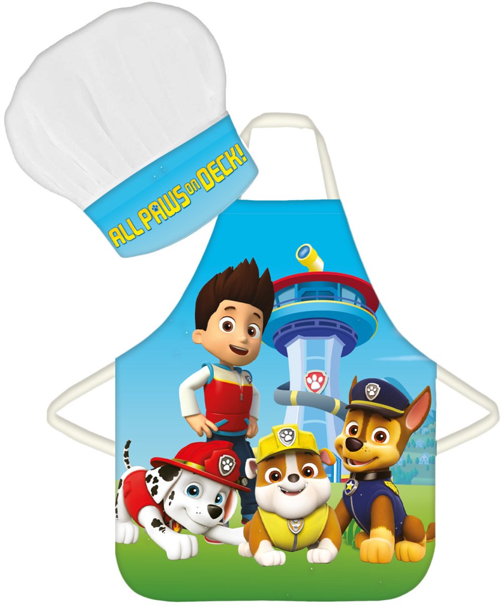 Paw Patrol Keukenschort voor Kinderen met Koksmuts