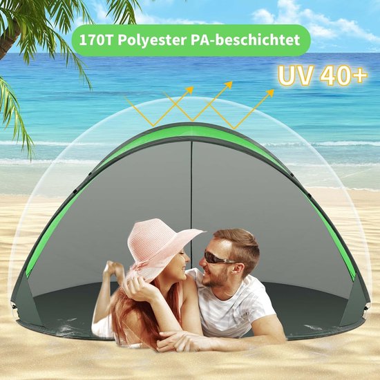 Pop-up Strandtent met UV-Bescherming voor Familie Camping en Privacy van POP — afbeelding 2