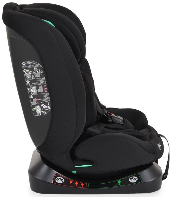 Moni Aventura Black 40-150 cm i-Size Autostoel — afbeelding 5