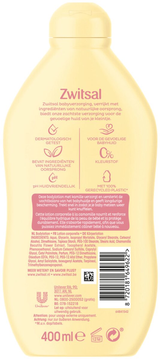 Zwitsal Bodylotion 400 ml van Merkloos — afbeelding 4